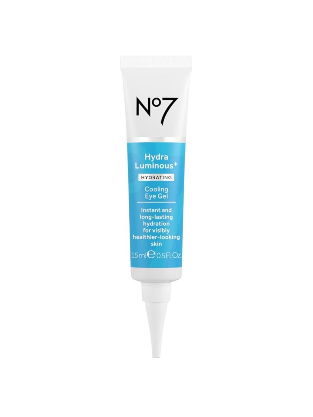 No7 HydraLuminous+ Cooling Under Eye Gel - Hydrating Eye Gel to Smooth Dry, Fine